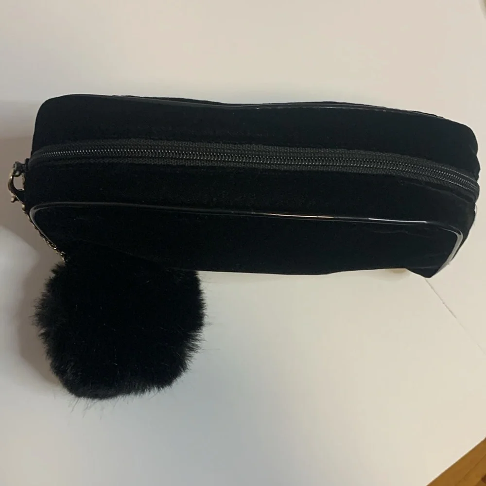 CHANEL (PARFUM) BLACK VELVET BAG…CLUTCH/MAKEUP BAG/ANYTHING BAG😊❤️😊